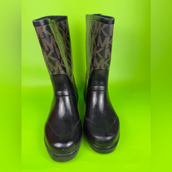 Michael Kors Black Rain Boots - Picture 1 of 5